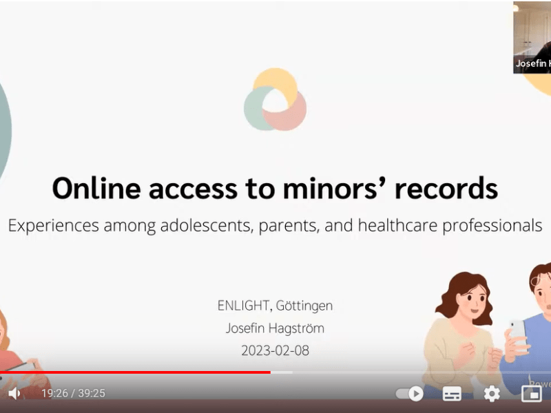 Webinar recording “Online access to minors’ records”,&nbsp;2023-02-08